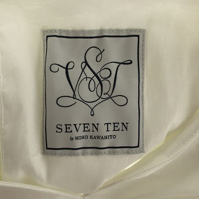 SEVEN TEN by MIHO KAWAHITO / セブンテンバイミホカワヒト ストレッチサテンボリュームチュニック