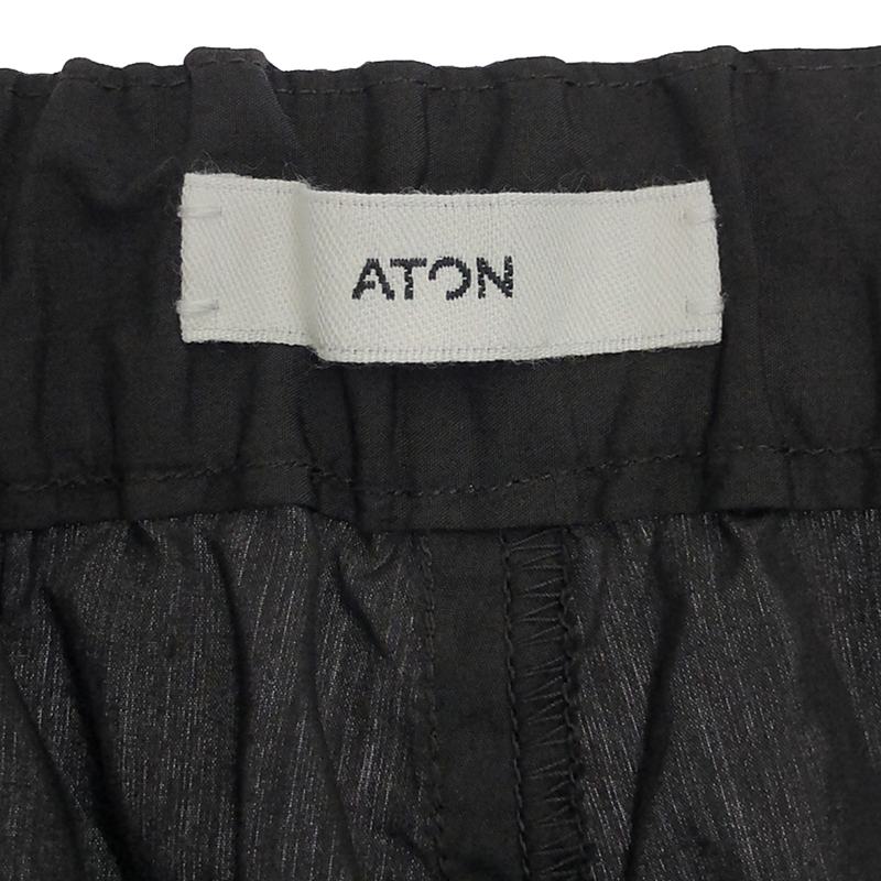 ATON / エイトン COTTON LAWN タックワイド イージーパンツ