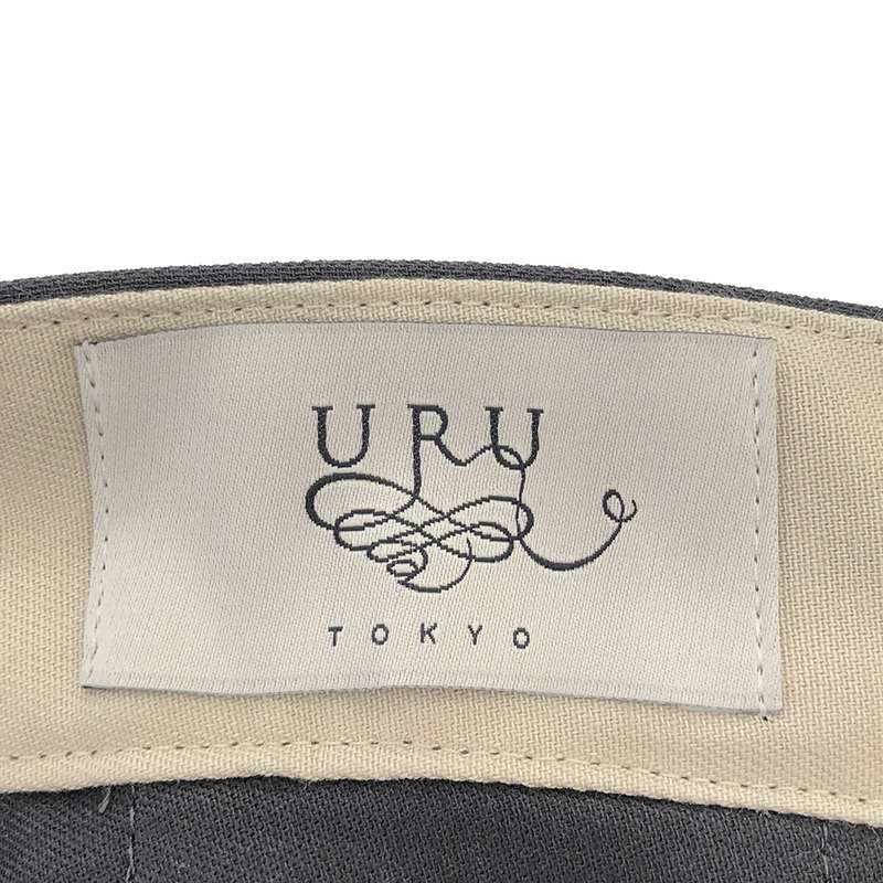 URU / ウル HARD TWIST COTTON INVERTED PLEATS PANTS ハードツイストコットン 2タック パンツ