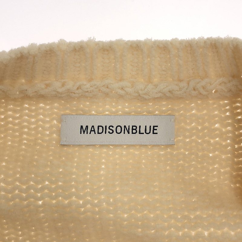 MADISON BLUE / マディソンブルー COLLEGE SWEATER MOLE カレッジニット