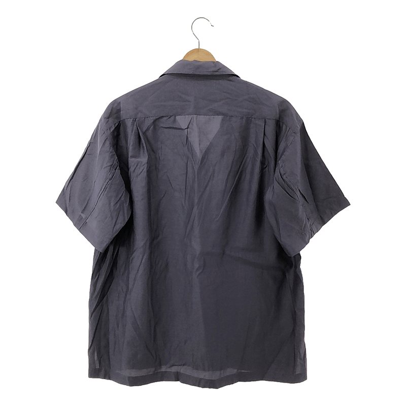 CLAMP / クランプ SHIRT-05 コットン キュプラ オープンカラー 半袖シャツ