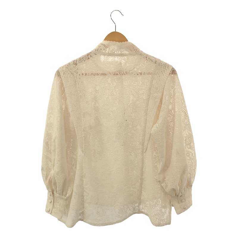 foufou / フーフー front tuck lace blouse / フロントタックレースブラウス