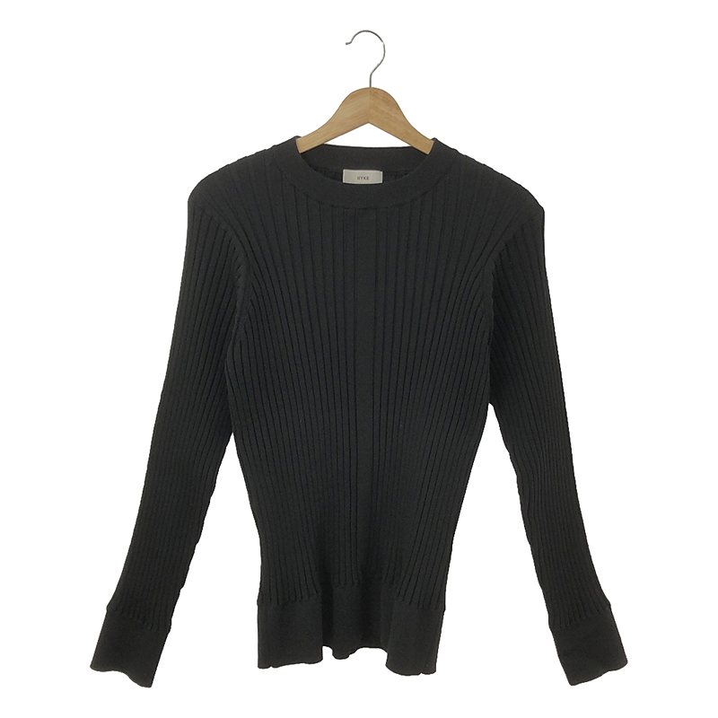 WIDE RIBBED SWEATER ワイドリブ ニットセーター