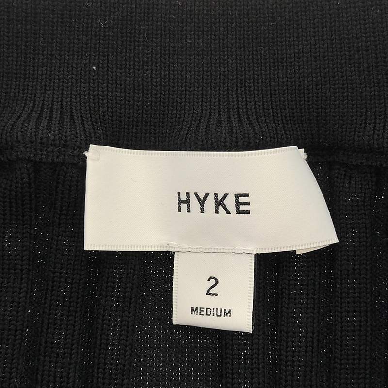 HYKE / ハイク WIDE RIBBED SWEATER ワイドリブ ニットセーター