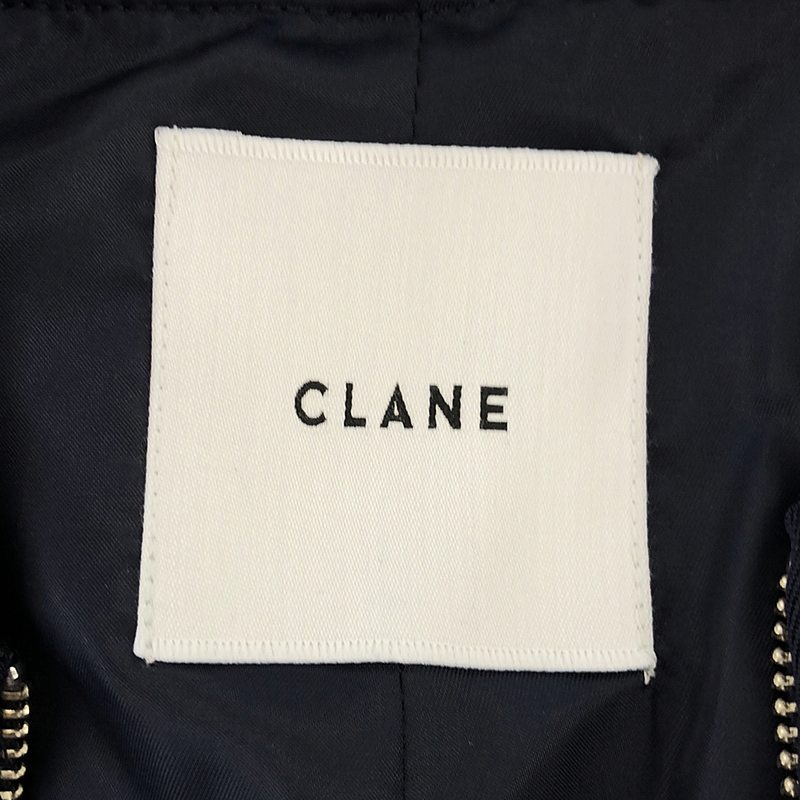 CLANE / クラネ モード ジャージー ブルゾンジャケット