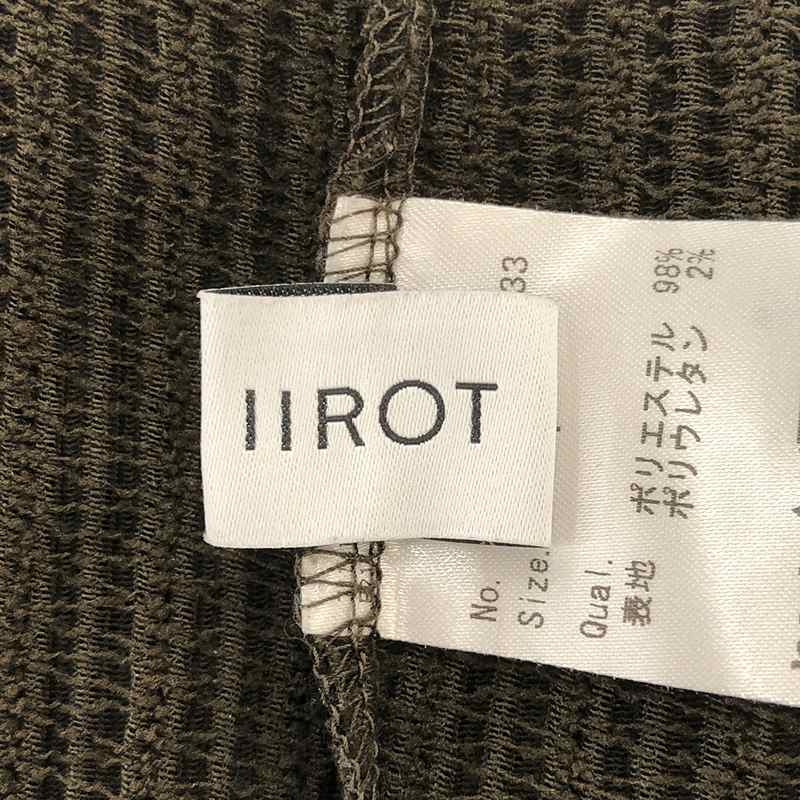 IIROT / イロット プリーツ タートルネック ロングスリーブ カットソー