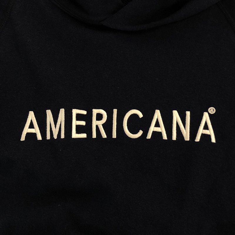 Americana / アメリカーナ コットン ロゴパーカー