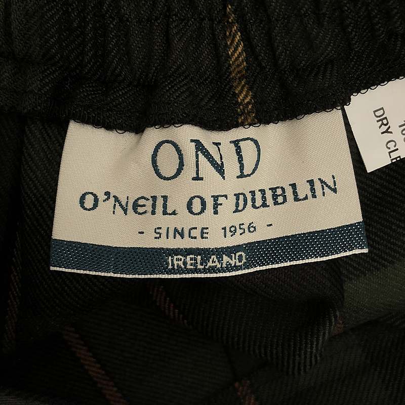 O'NEIL OF DUBLIN / オニールオブダブリン レザーダブルアジャスター キルト ラップスカート