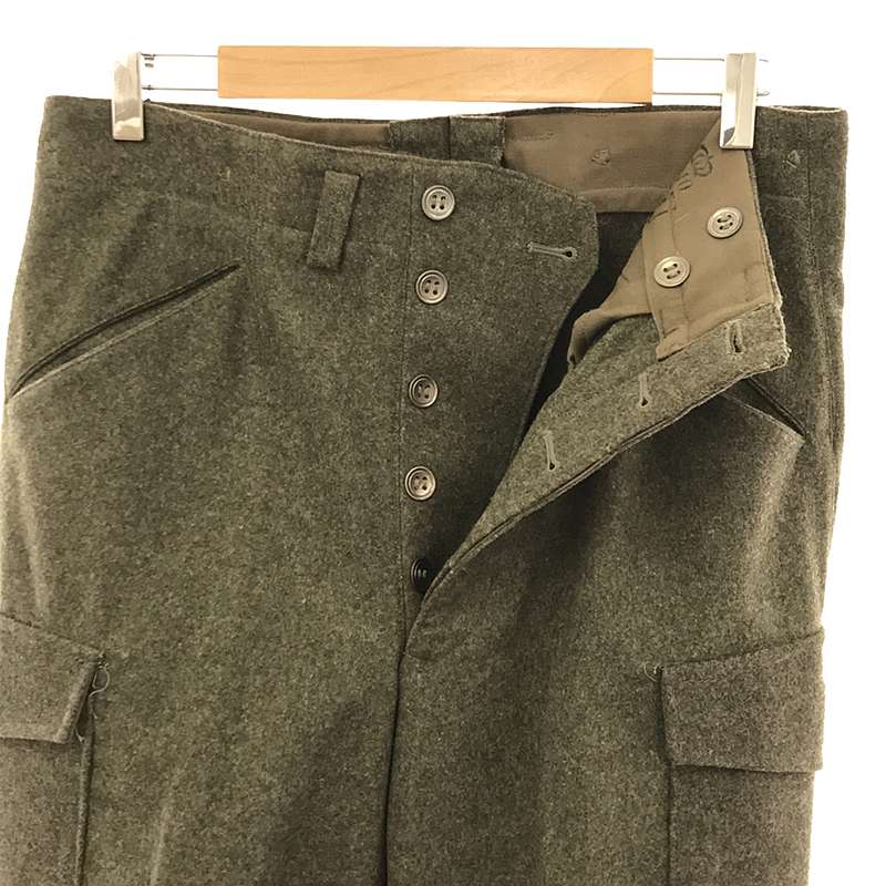 VINTAGE / ヴィンテージ古着 40s SWEDISH ARMY スウェーデン軍 M39 ウール ミリタリー カーゴパンツ