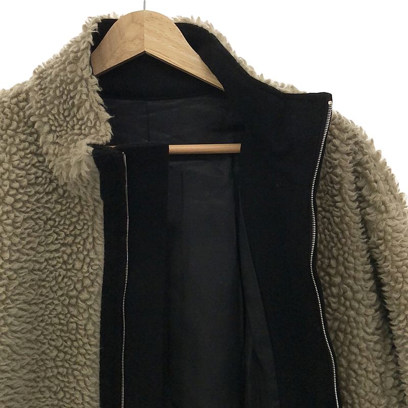 WOOL BOA ZIP LONG JACKET / ウール ボア オーバー ジャケットstein / シュタイン