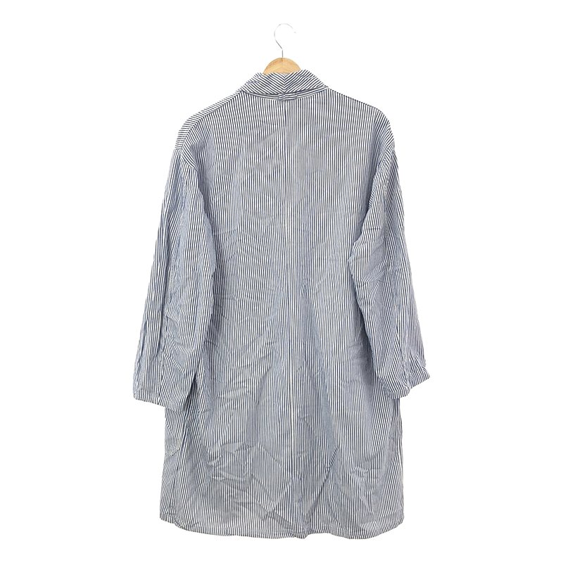 VINTAGE / ヴィンテージ古着 CZECH ARMY チェコ軍 ヒッコリーストライプ ショールカラーコート ホスピタルコート