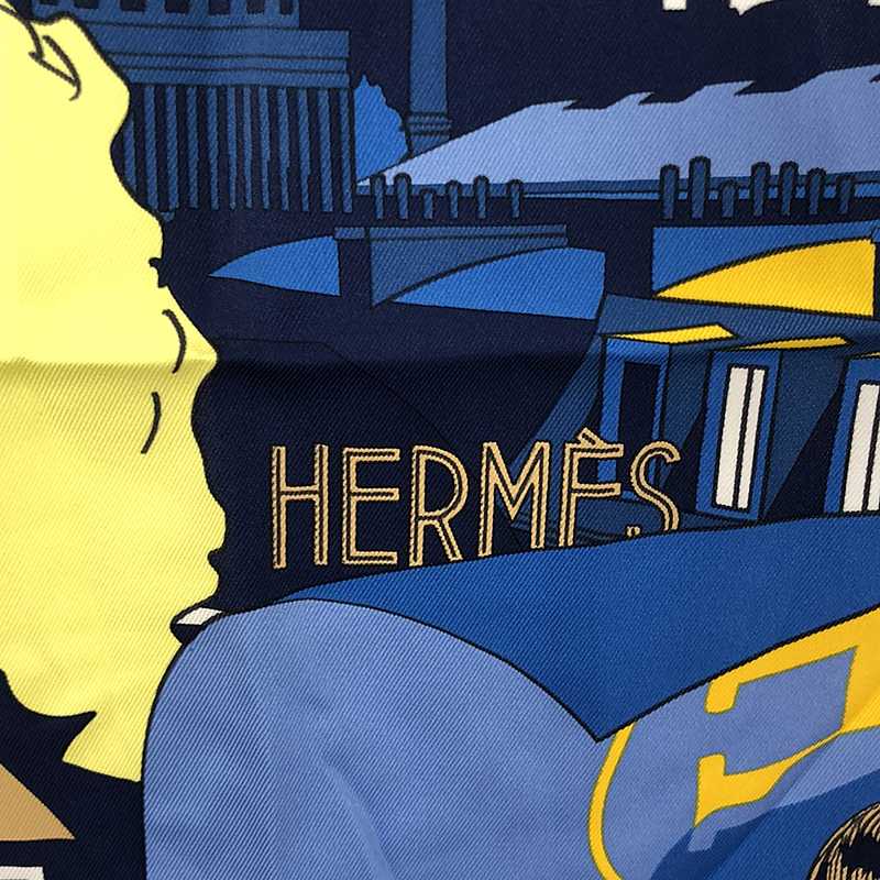 HERMES / エルメス ミッドナイトフォーブル シルクスカーフ　カレ65
