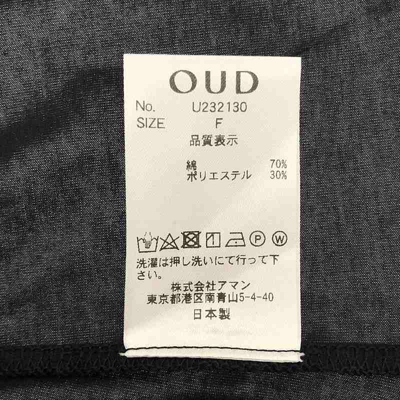 OUD / ウード パネル切替 パフスリーブ プルオーバーブラウス