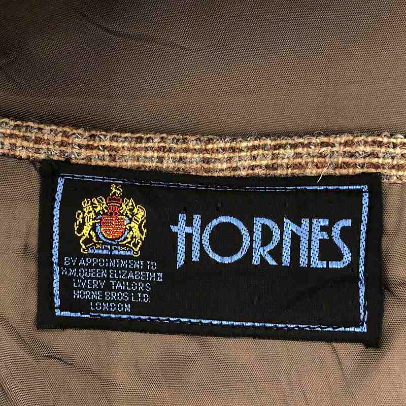 VINTAGE / ヴィンテージ古着 英国製 HORNES ウール ツイード 2B テーラードジャケット
