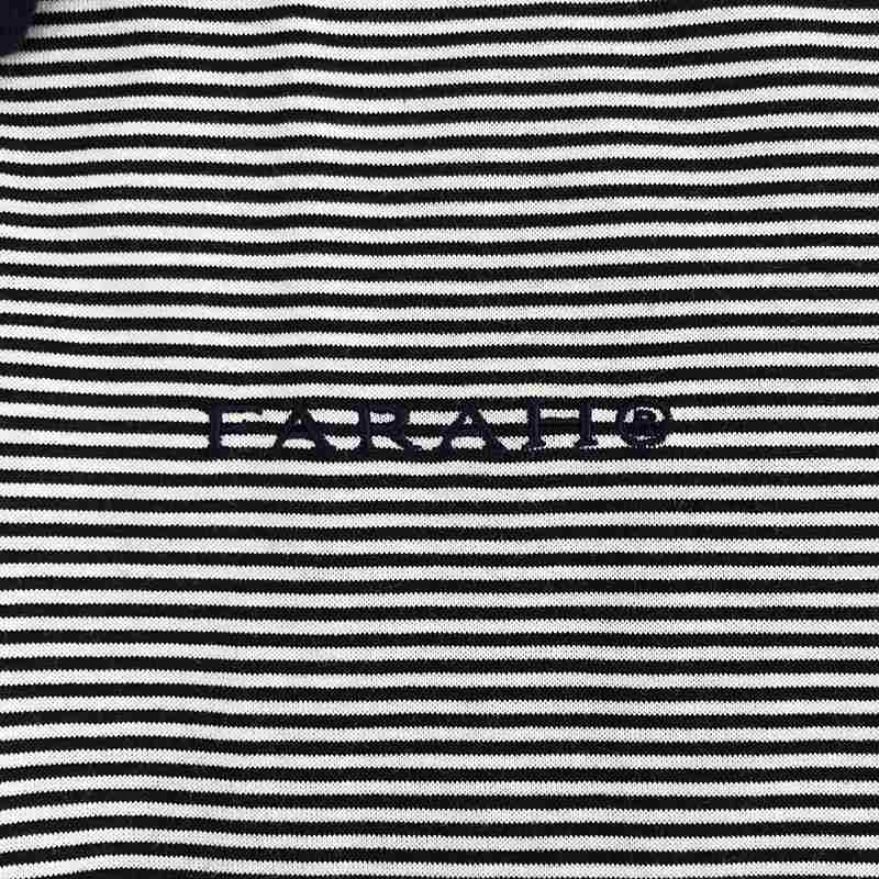 FARAH / ファーラー Striped T-shirt / ボーダー ロゴ ポロシャツ