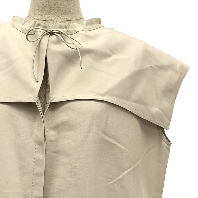 Drawer / ドゥロワー コットン シルク ティアード ドレス ワンピース