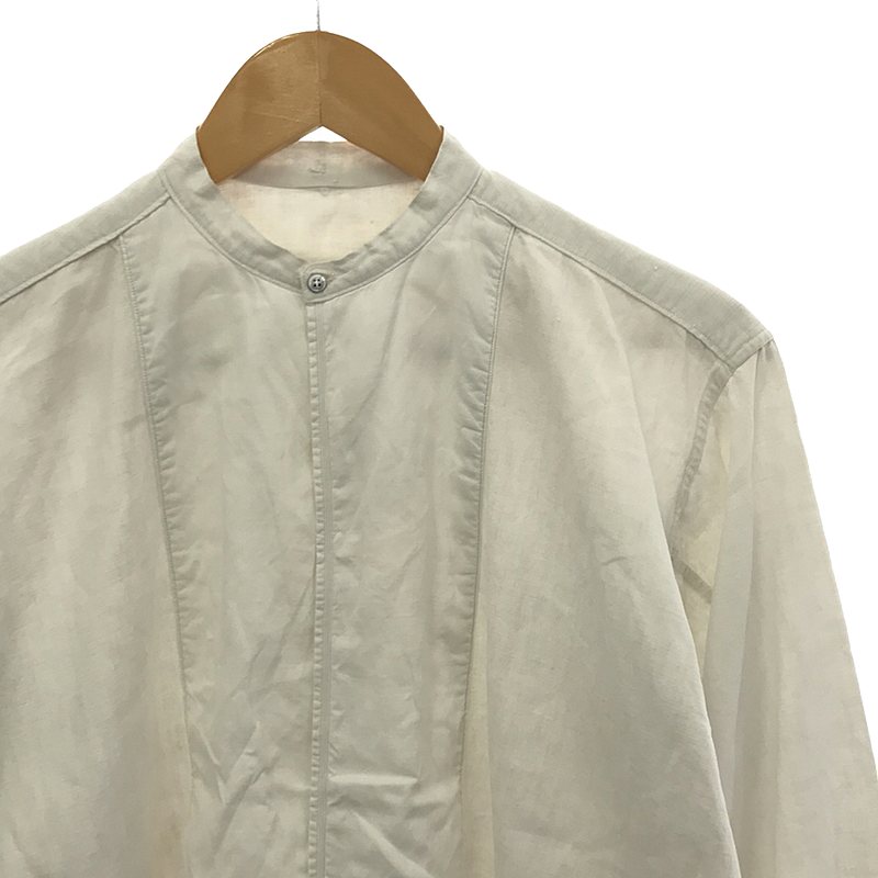 VINTAGE / ヴィンテージ古着 1900年代初頭 アンティーク フランス リネン 刺しゅう ロングシャツ