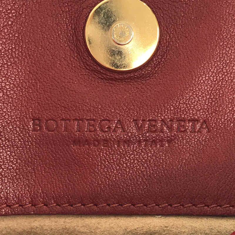 BOTTEGA VENETA / ボッテガヴェネタ イントレチャート レザー ハンドバッグ 保存袋あり