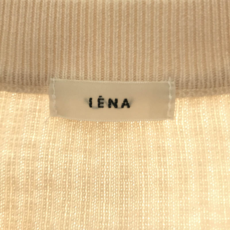 IENA / イエナ アイレットリブ クルーネックカーディガン