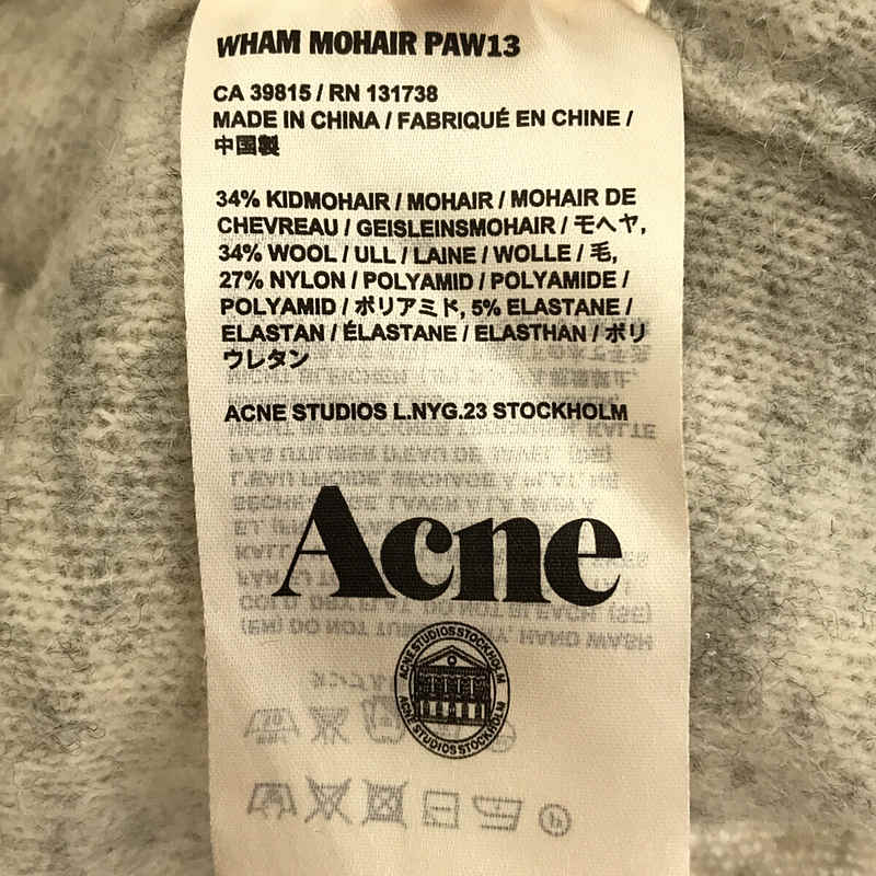 Acne Studios / アクネ ストゥディオズ WHAM MOHAIR PAW13 モヘヤ ニット ロング セーター
