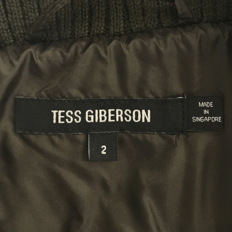 TESS GIBERSON / テスギバーソン モヘヤファー キルティングコート ジャケット