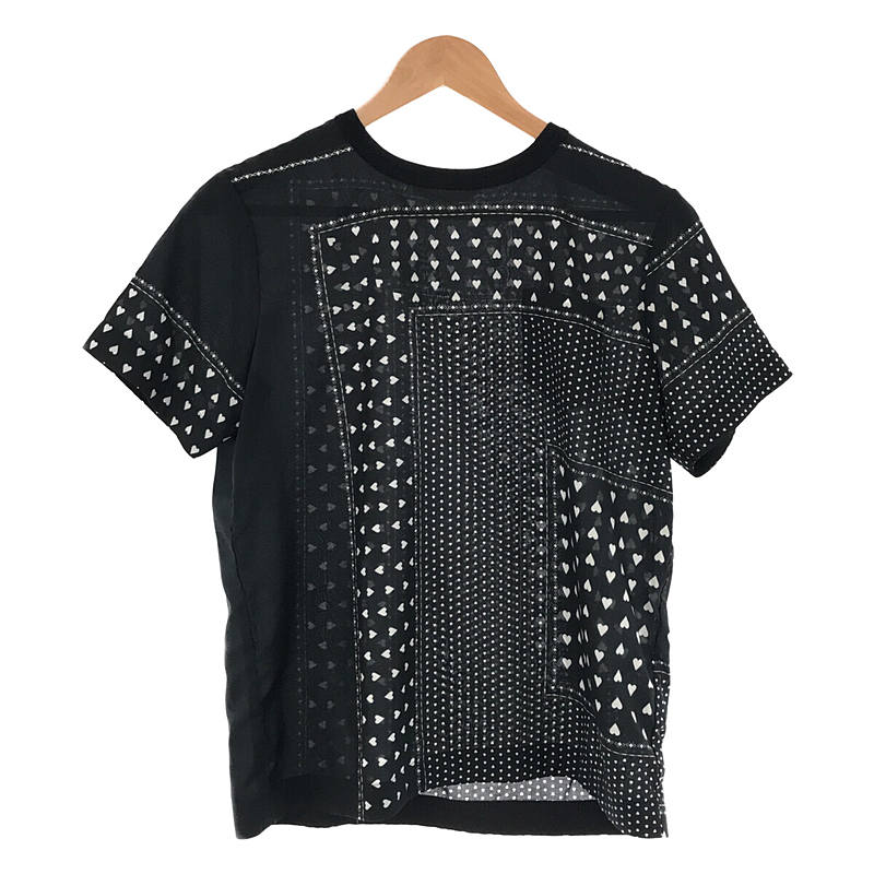 SACAI LUCK ジップ付きプリーツシャツ - Tシャツ/カットソー(半袖/袖なし)