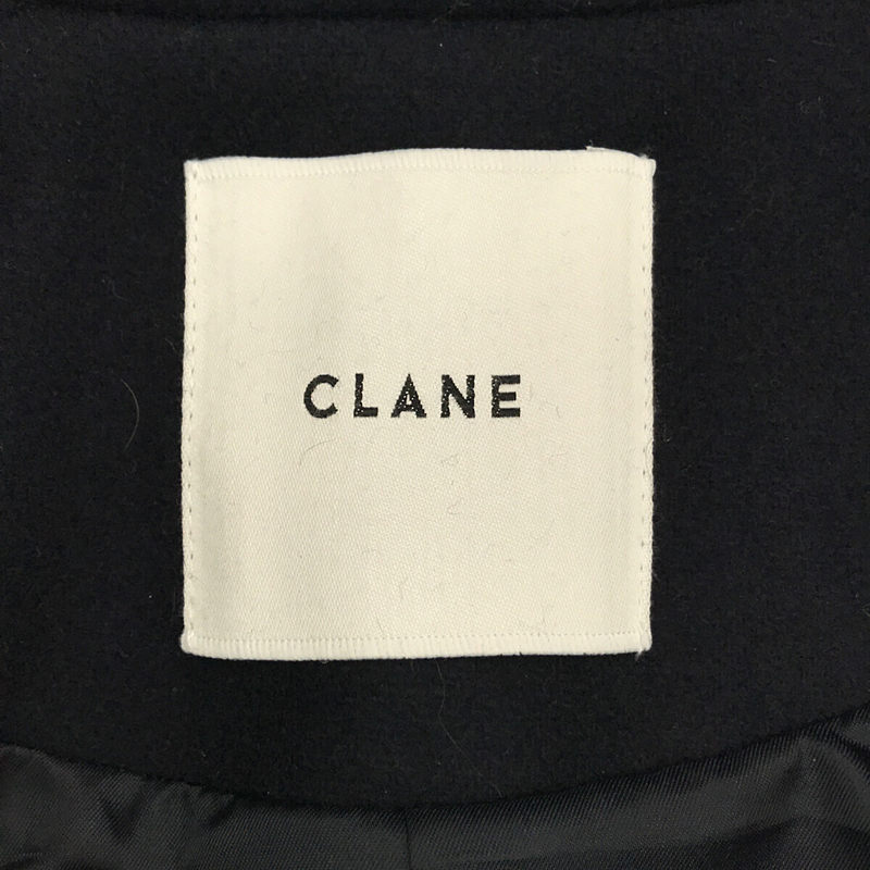 CLANE / クラネ CONSTRUCTIVE LONG COAT メルトンウール ロングコート