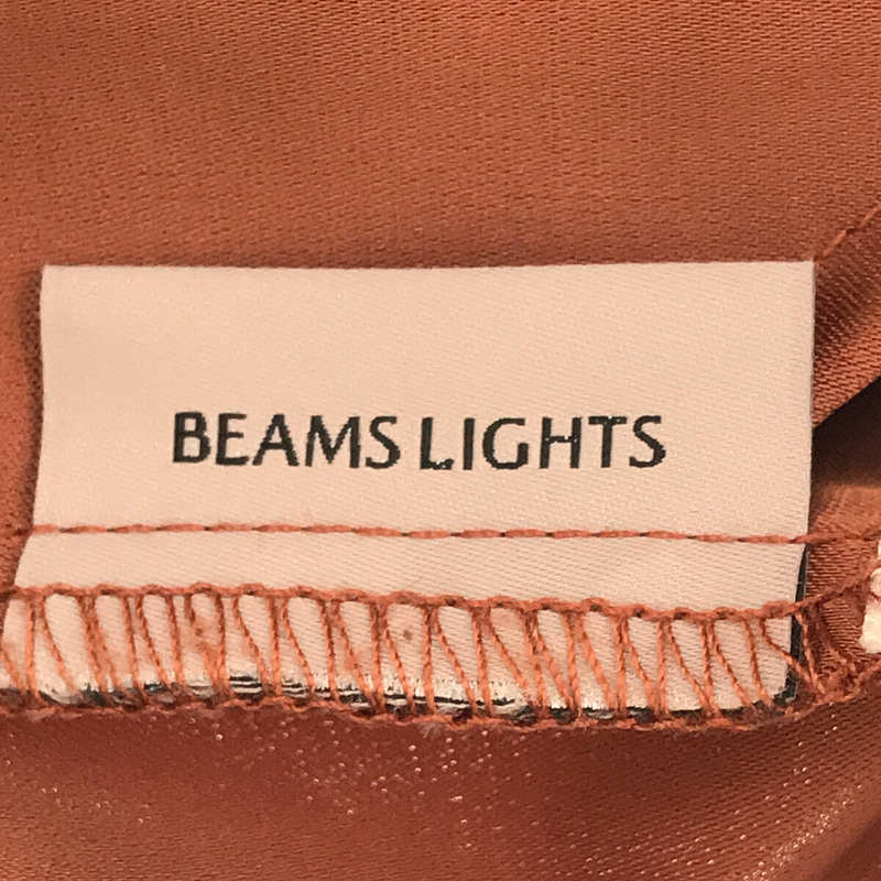 BEAMS LIGHTS / ビームス ライツ サテン タック イージー パンツ