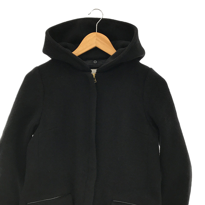 IENA / イエナ 二重織りシャルムフードコクーンコート