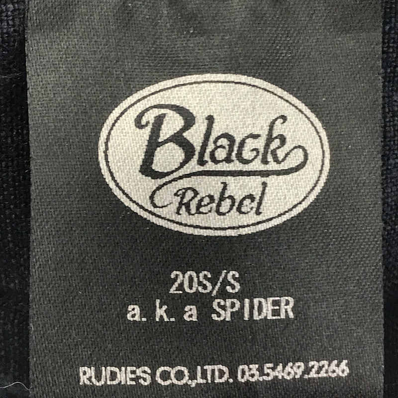 RUDE GALLERY BLACK REBEL / ルードギャラリー ブラックレベル SWALLOW SOUVENIR JACKET リネン 刺繡 ブルゾン