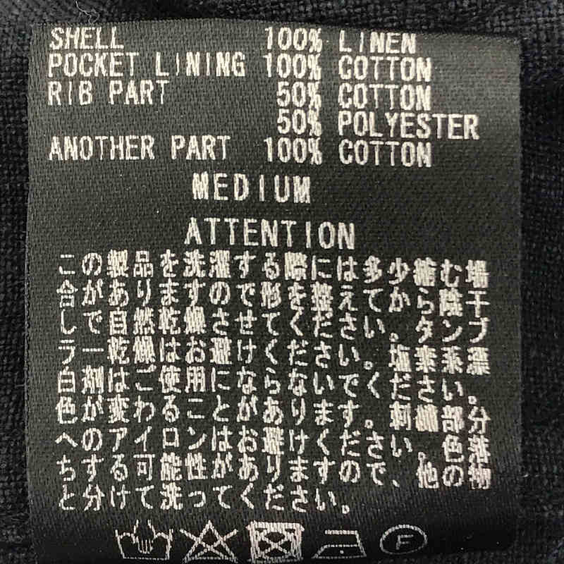 RUDE GALLERY BLACK REBEL / ルードギャラリー ブラックレベル SWALLOW SOUVENIR JACKET リネン 刺繡 ブルゾン