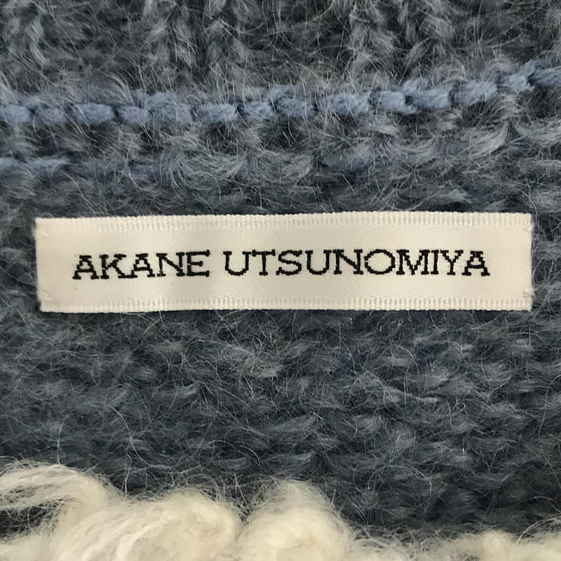 AKANE UTSUNOMIYA / アカネウツノミヤ フリンジデザイン ローゲージニットセーター