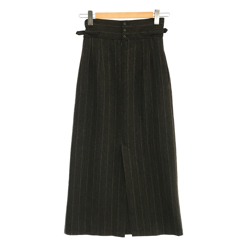 herringbone semi-tight skirt ヘリンボーンセミタイトスカート