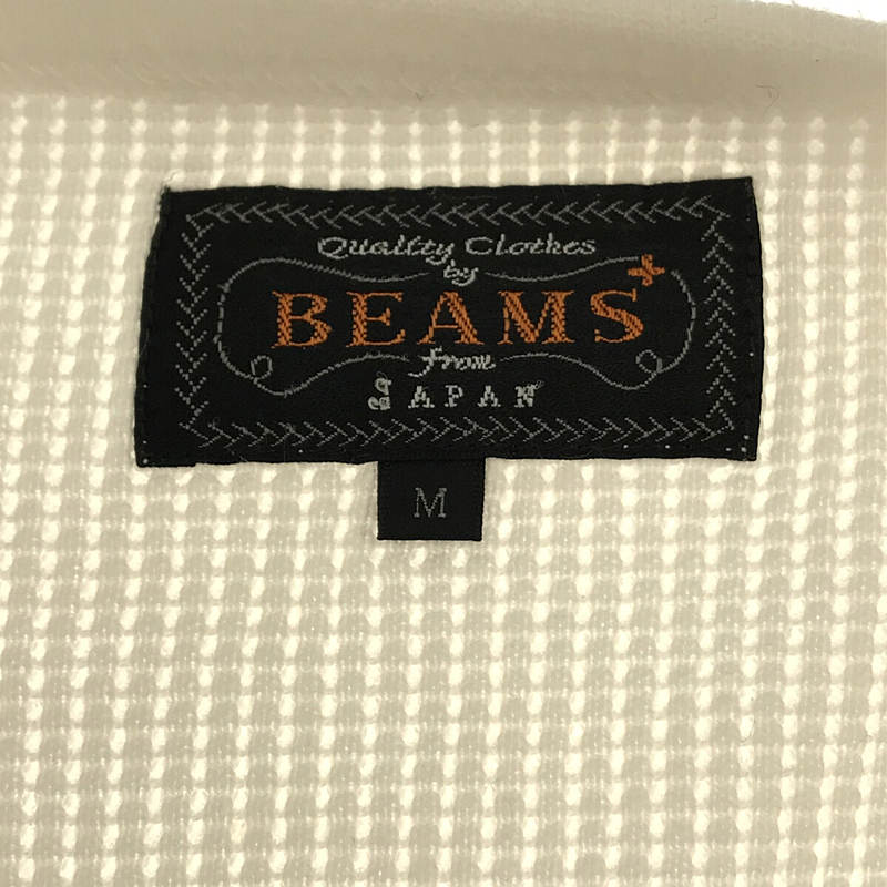 BEAMS PLUS / ビームスプラス ワッフル ラグランクルーTシャツ サーマル カットソー