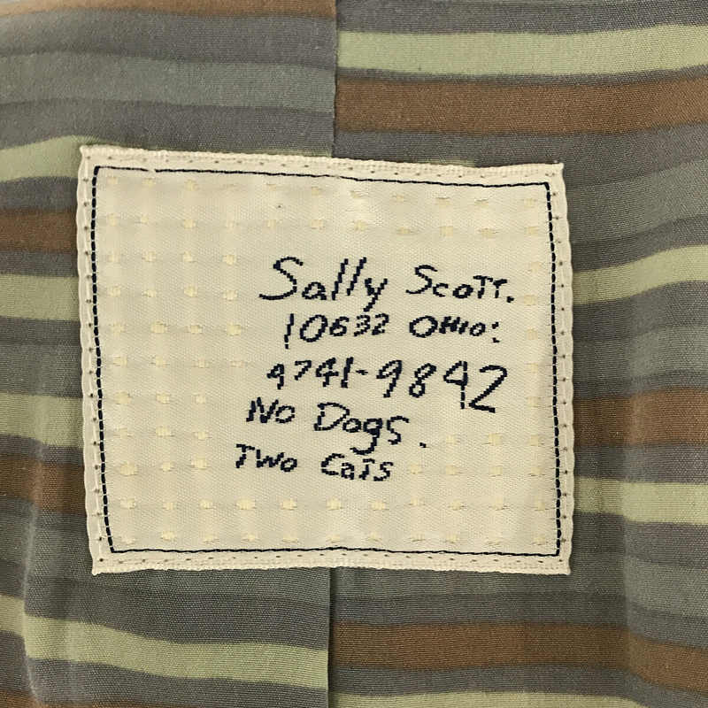 Sally Scott / サリースコット レーヨン リネン 1B テーラードジャケット