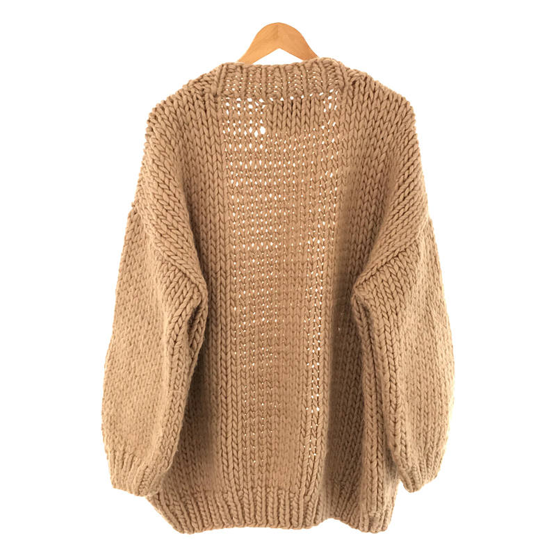 I Love Mr Mittens / アイラブミスターミトンズ HEARTWORKING KNITWEAR ウール 無地 厚手 ニット カーディガン