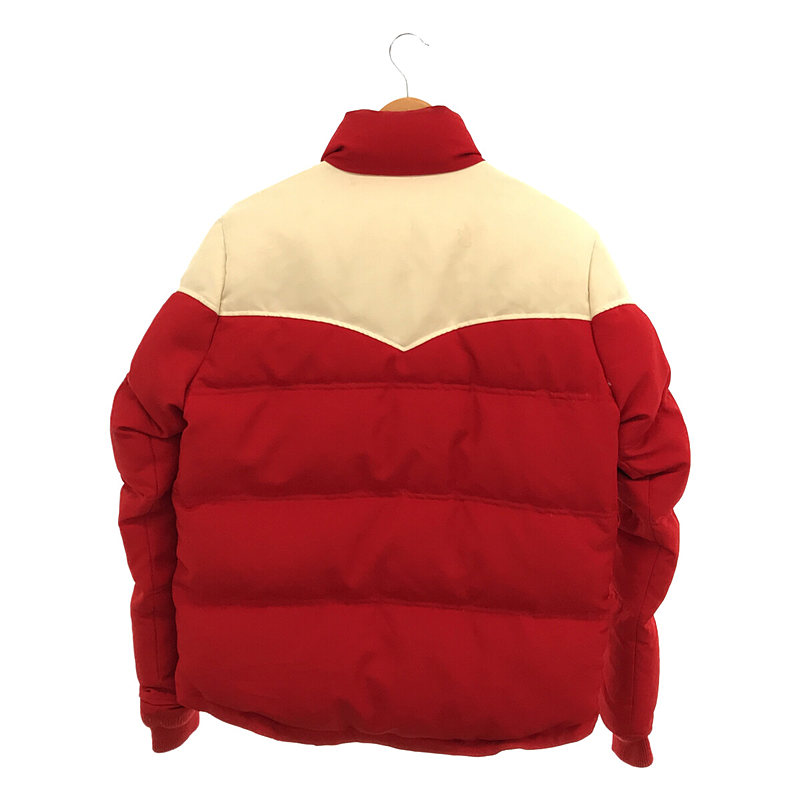 HBNS / ハバノス DOWN JACKET バイカラー リブ切替  ダウンジャケット