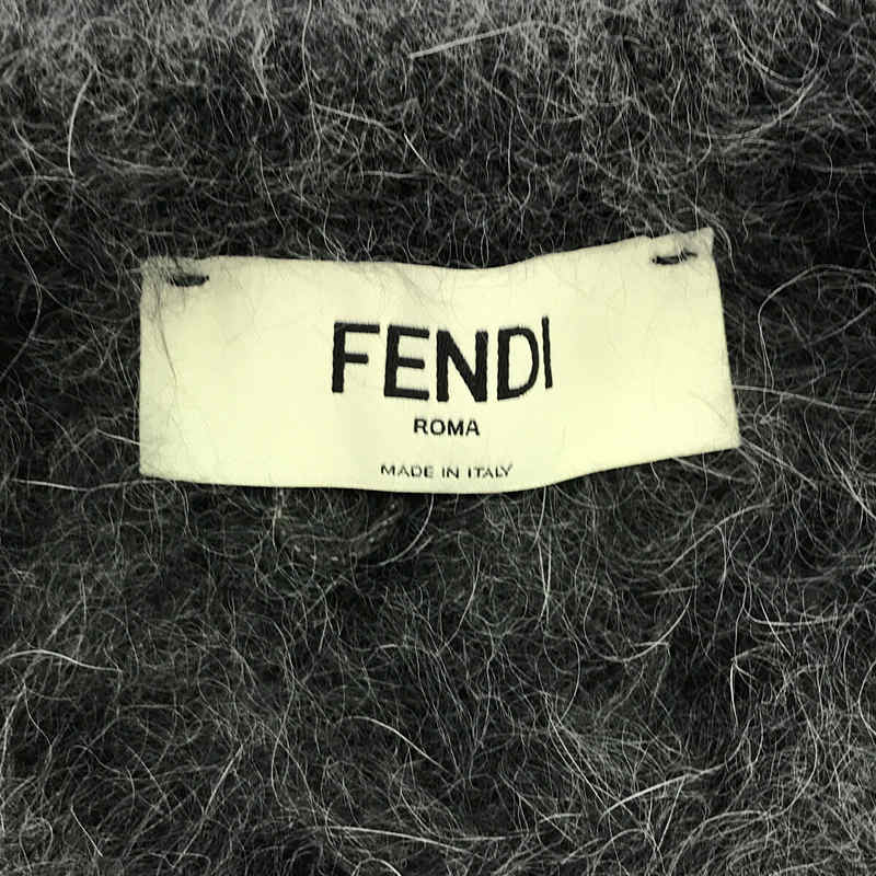 FENDI / フェンディ レースアップ リボン アンゴラ ニット