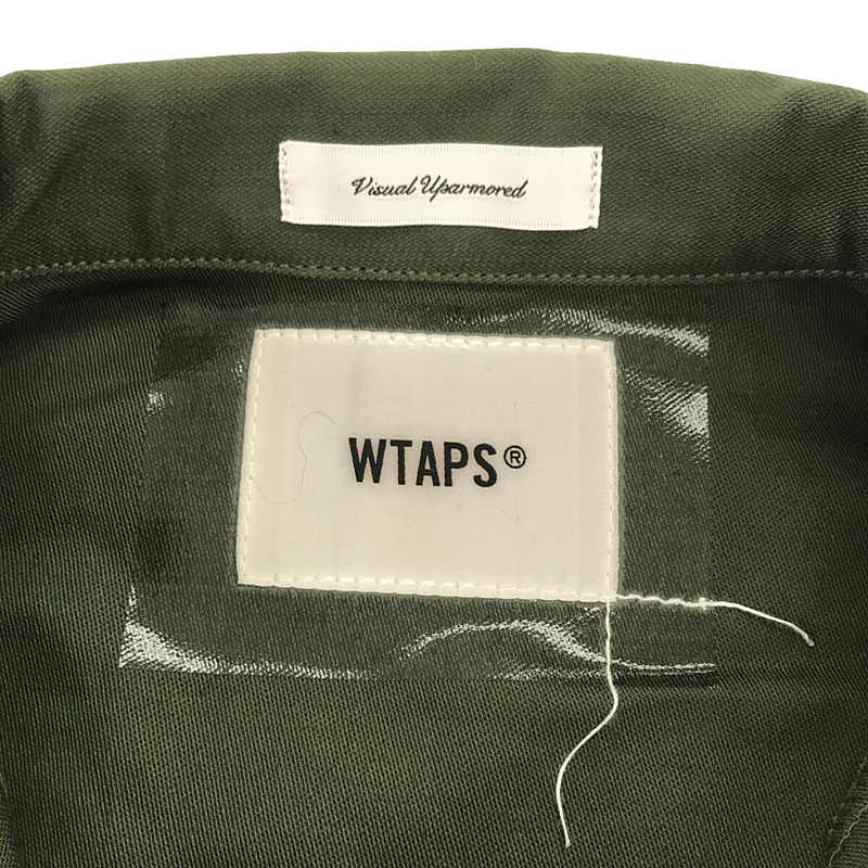 WTAPS / ダブルタップス NONE / LS / COTTON. SATIN /  WMILL-LS02 / BRDT-SHM01 ミリタリーシャツジャケット