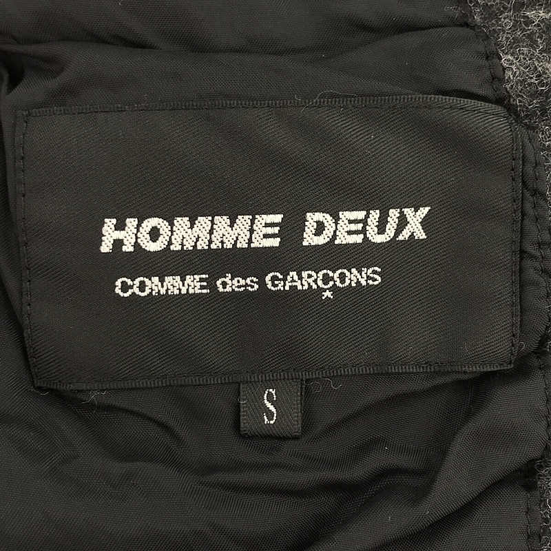 COMME des GARCONS HOMME DEUX / コムデギャルソンオムドゥ ウール製品縮絨 テーラードジャケット