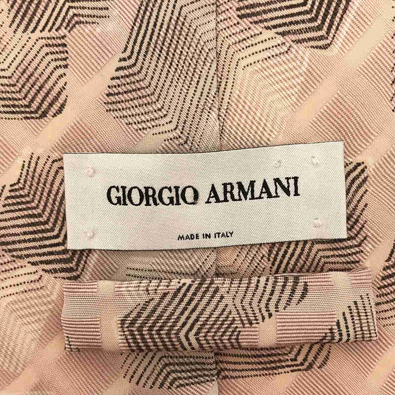 GIORGIO ARMANI / ジョルジオアルマーニ シルク ダイヤ柄 ネクタイ