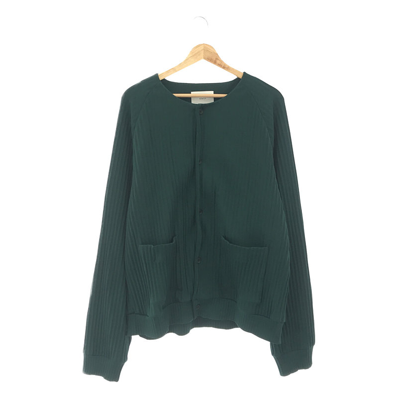 PLEATED KNIT CARDIGAN プリーツ ニット カーディガン