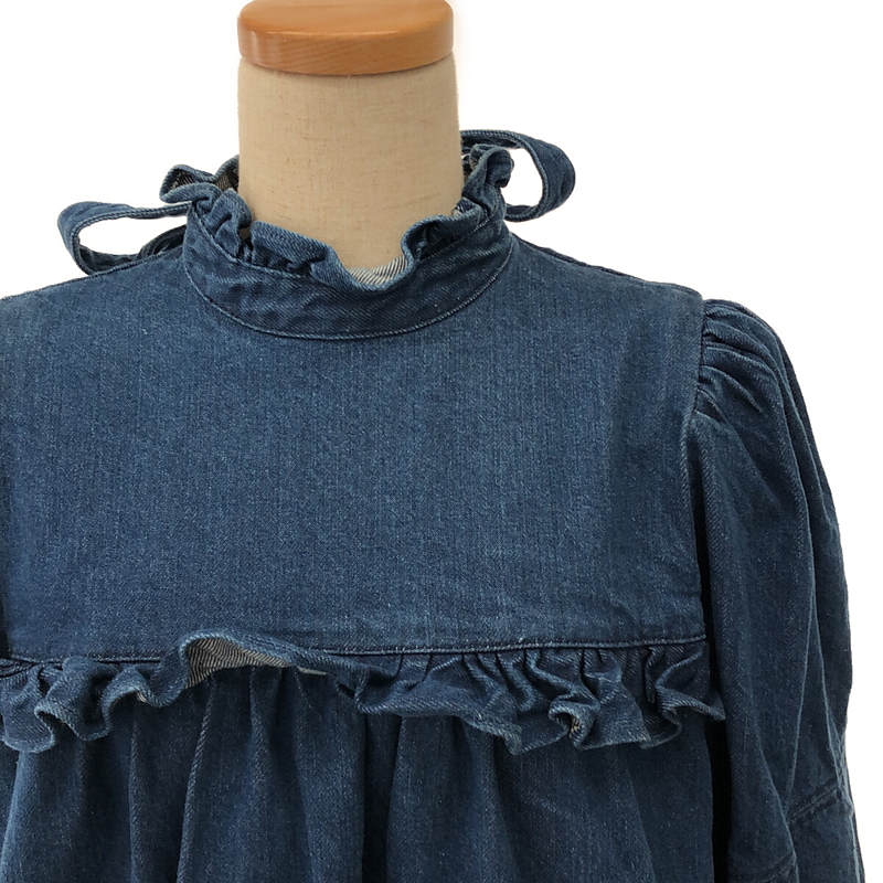 SEVEN TEN by MIHO KAWAHITO / セブンテンバイミホカワヒト ハイネックデニムワンピース