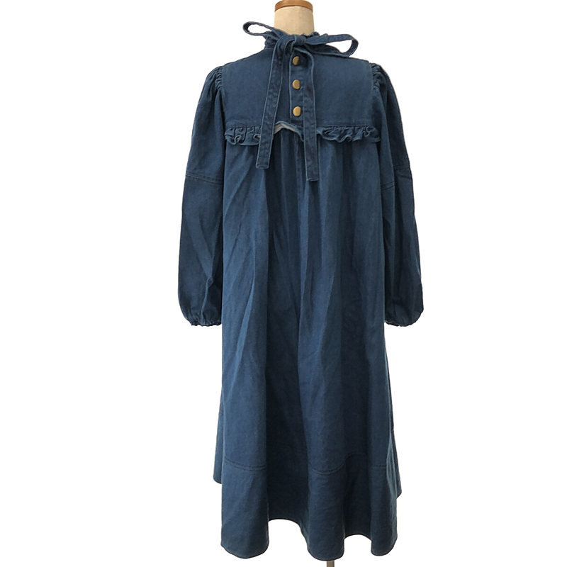 SEVEN TEN by MIHO KAWAHITO / セブンテンバイミホカワヒト ハイネックデニムワンピース