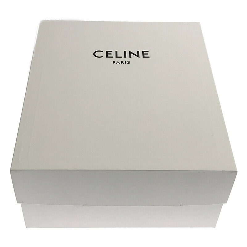 CELINE / セリーヌ ブロック スライド サンダル / メッシュ＆CELINEジャカード