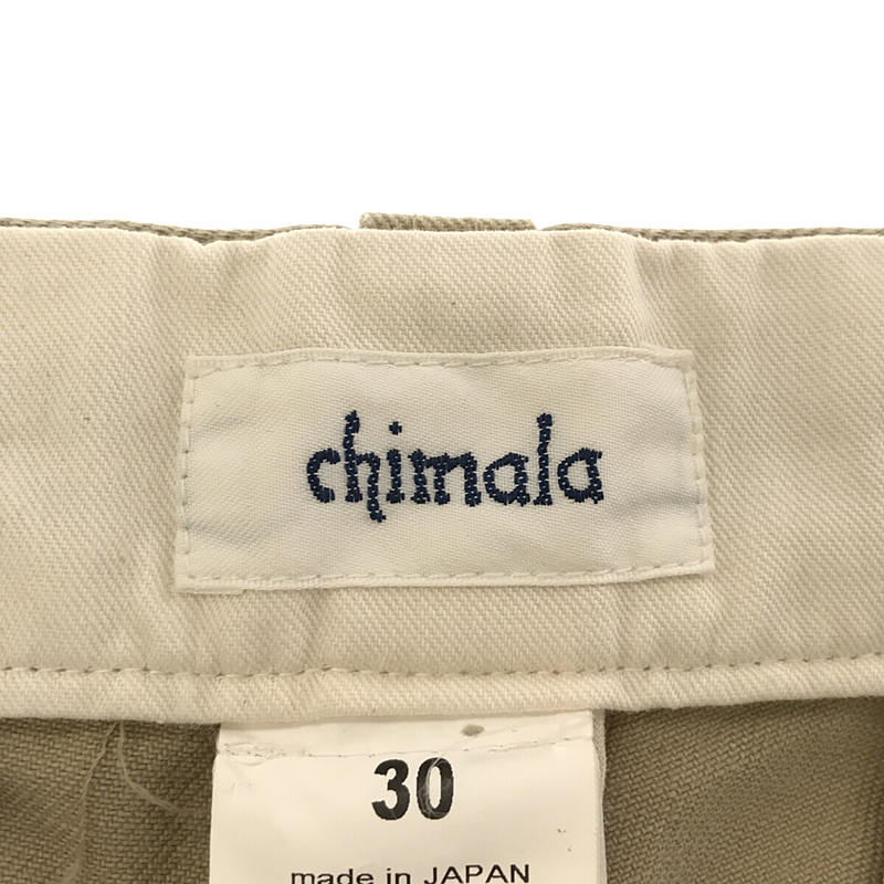 chimala / チマラ ダメージ加工 チノパンツ