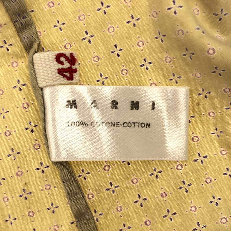 MARNI / マルニ 小紋柄 ノースリーブ チュニック ブラウス