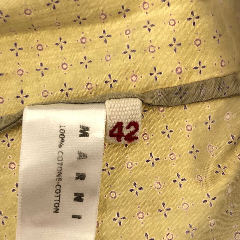 MARNI / マルニ 小紋柄 ノースリーブ チュニック ブラウス