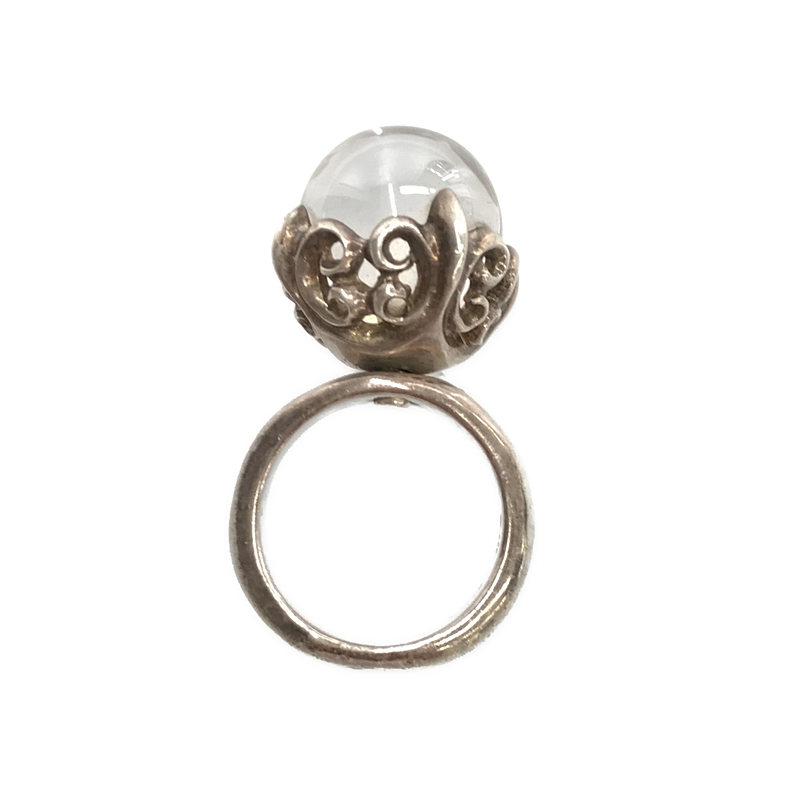 e.m. / イーエム クリアストーン リング