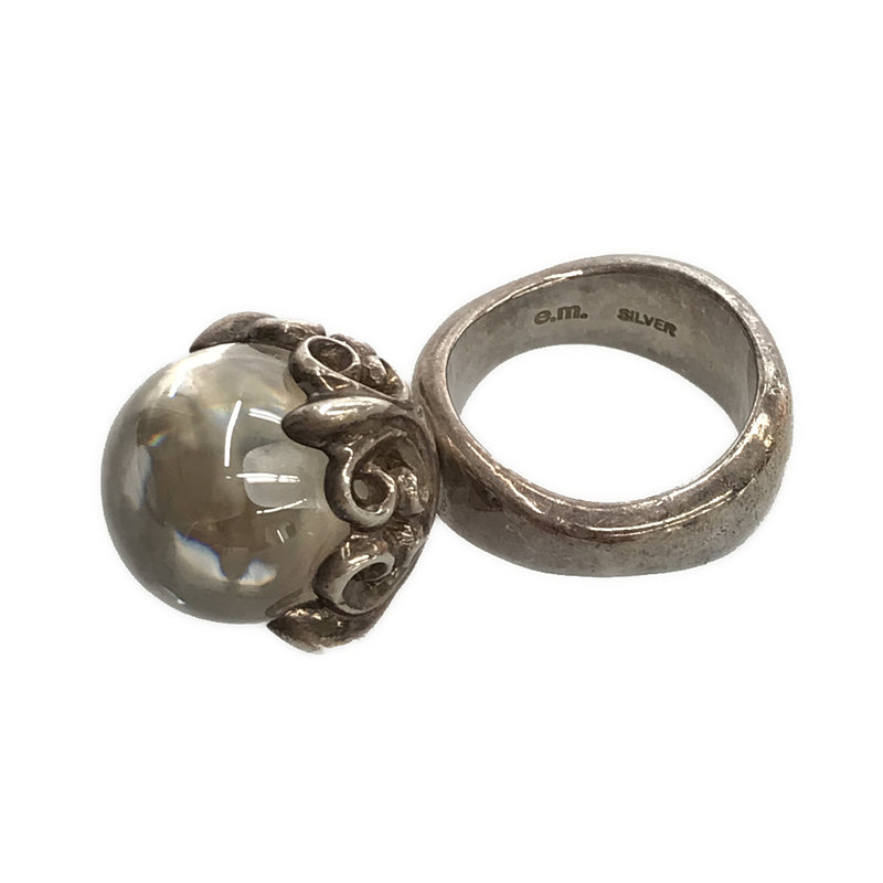 e.m. / イーエム クリアストーン リング